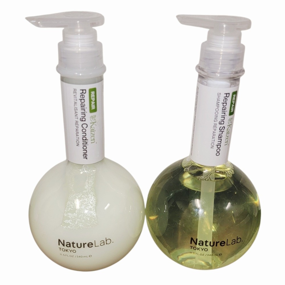 NatureLab Tokyo Repair Shampoo & Conditioner Set 11.5 oz Each Kaizen Hair Care